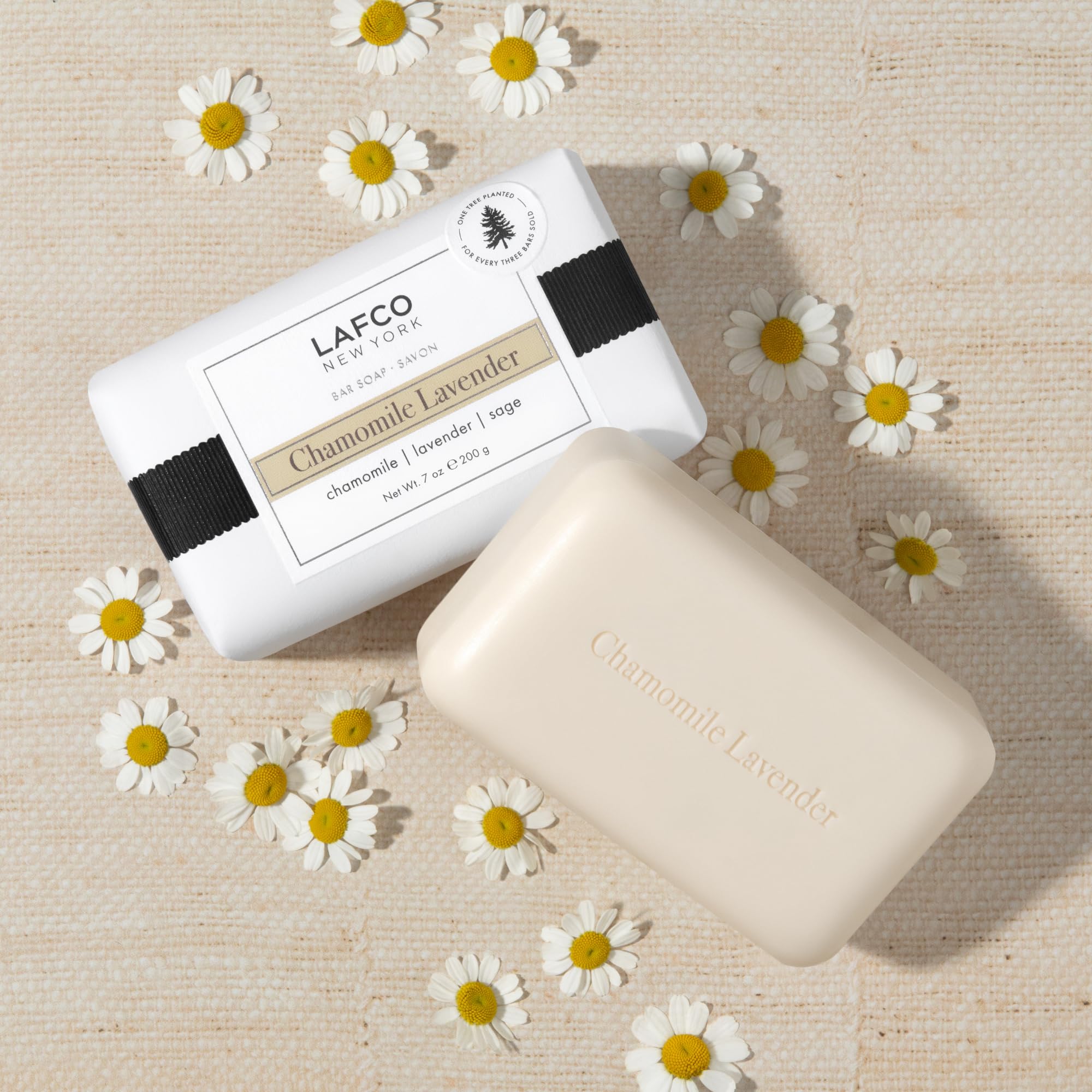 LAFCO New York Chamomile Lavender Bar Soap – Ultra-Hydrating 7 oz