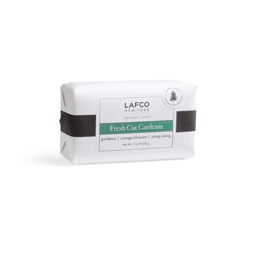 LAFCO New York Bar Soap, Fresh Cut Gardenia – Ultra-Hydrating 7 oz