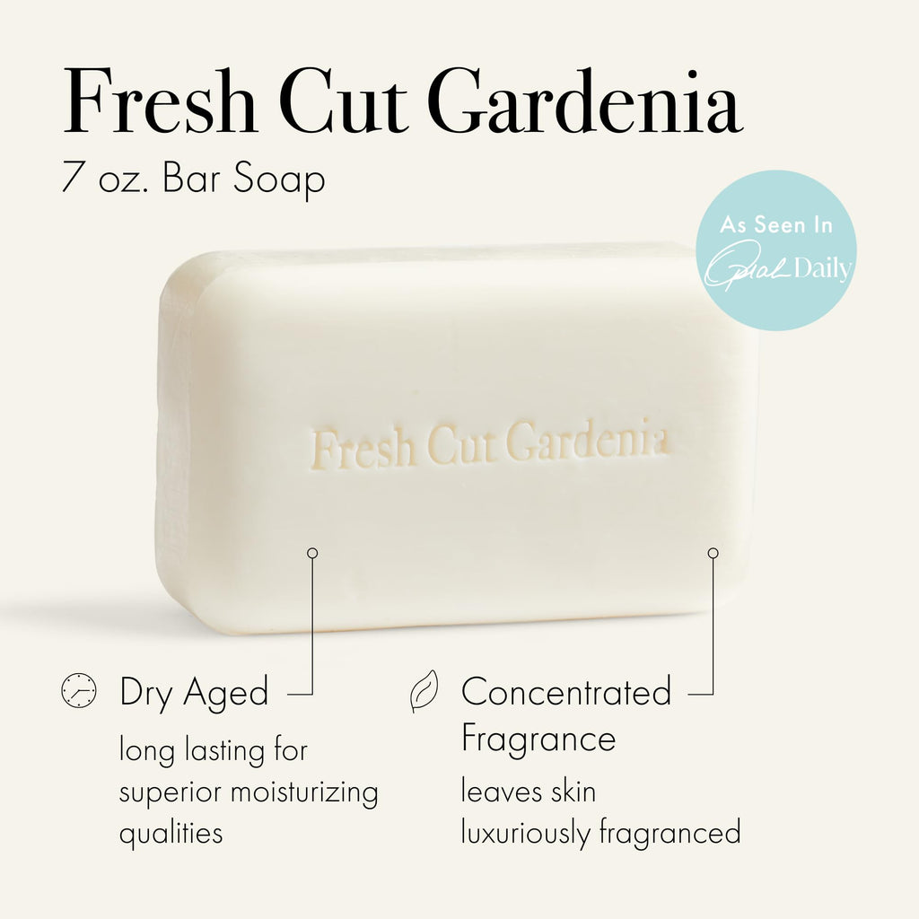 LAFCO New York Bar Soap, Fresh Cut Gardenia – Ultra-Hydrating 7 oz