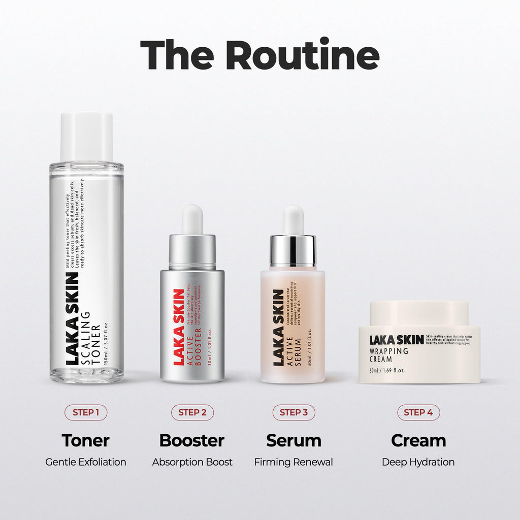 Laka Active Booster 30ml – PDRN, Peptide for Elasticity & Pore Refinement | Korean Skincare