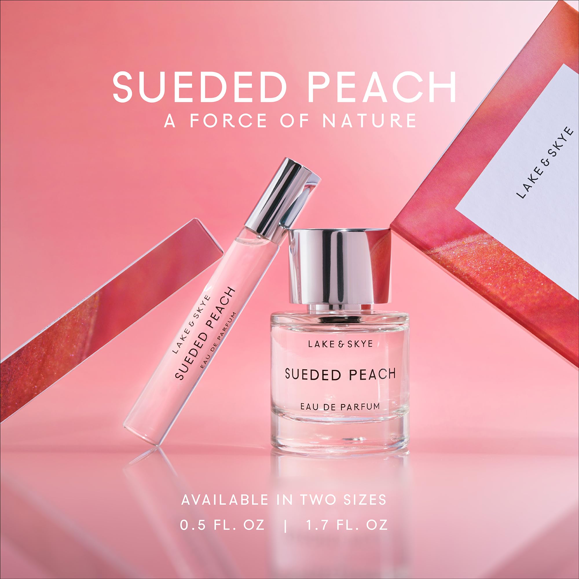 Lake & Skye Sueded Peach Purse Spray – Eau de Parfum 0.5 fl oz / 15 mL