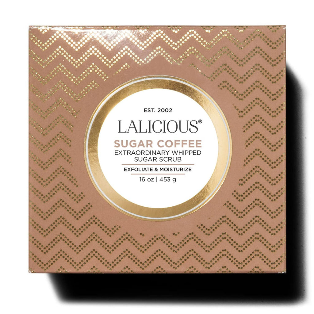 LaLicious Whipped Sugar Scrub - Sugar Coffee, 16 oz