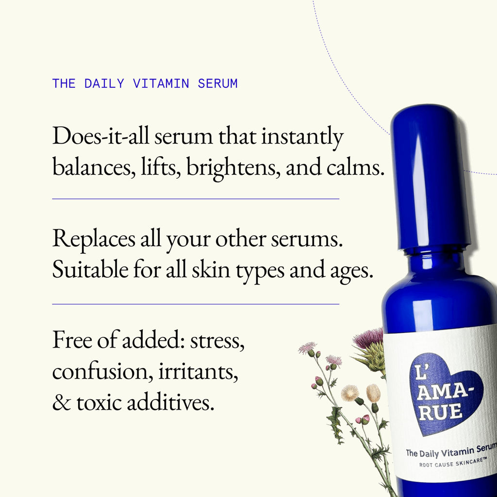 L'AMA-RUE L'AMARUE The Daily Vitamin Serum – Hydration, Brightening & Radiance Boost | 1.7 fl oz