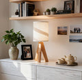 Wooden Art Table Lamp – Warm Ambient Lighting for Modern Interiors