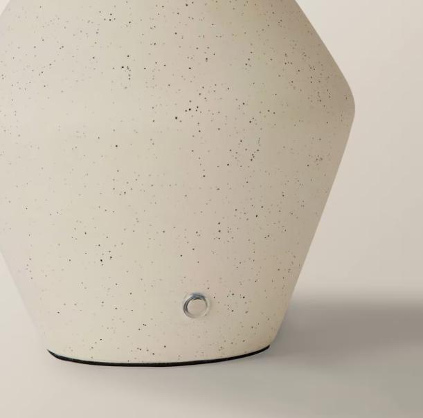 Finn Ceramic Rechargeable Table Lamp – Portable Wireless Ambient Lighting