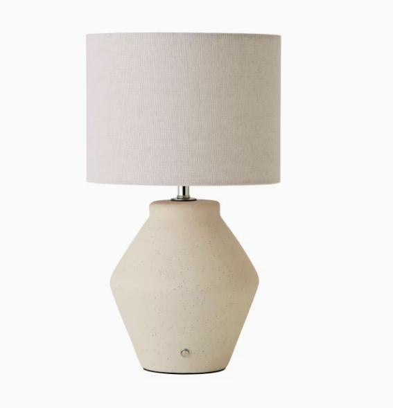 Finn Ceramic Rechargeable Table Lamp – Portable Wireless Ambient Lighting