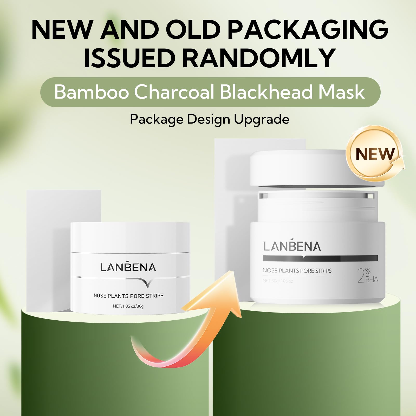 LANBENA 3-in-1 Blackhead Removing Set | Pore Strips, Serum & Papers