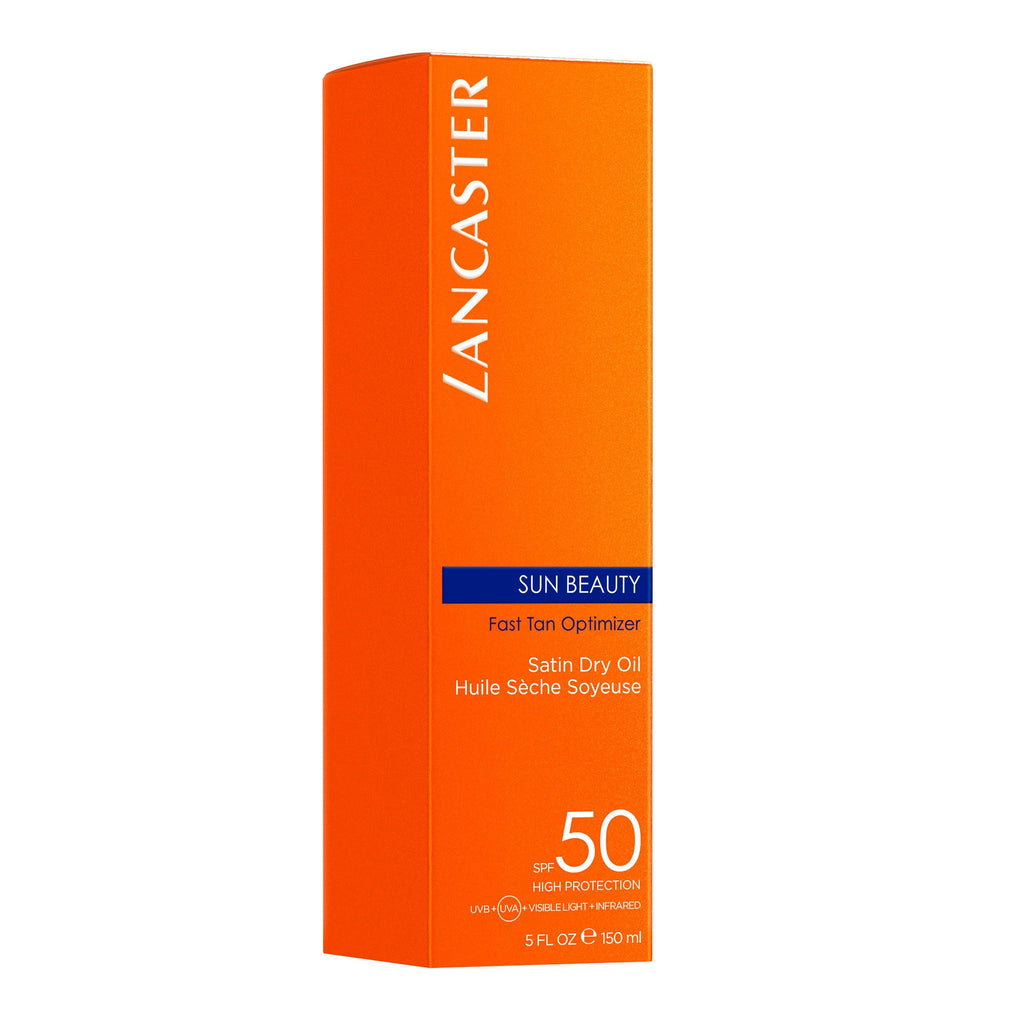Lancaster Sun Beauty Dry Oil Fast Tan Optimizer SPF 50 – Non-Greasy, Quick Absorption