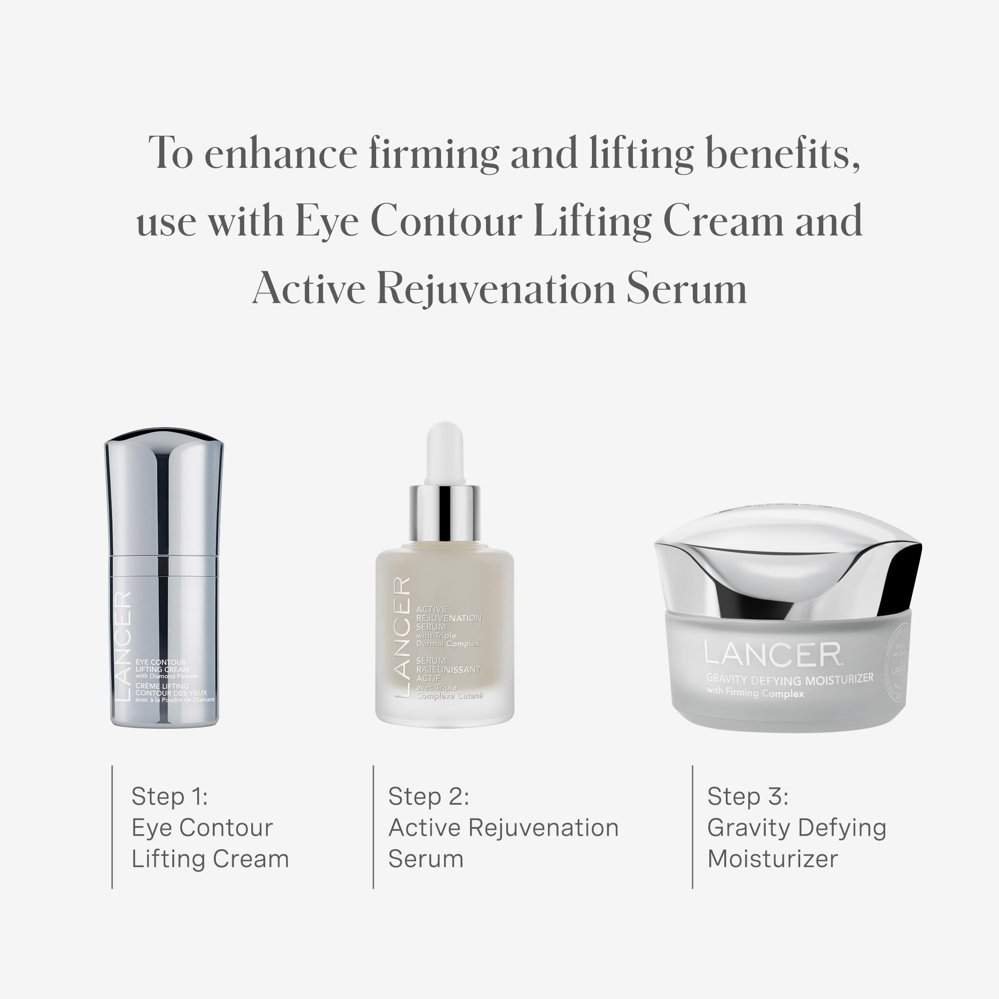 Lancer Gravity Defying Moisturizer with Firming Technology – Hydration, Elasticity & Anti-Aging