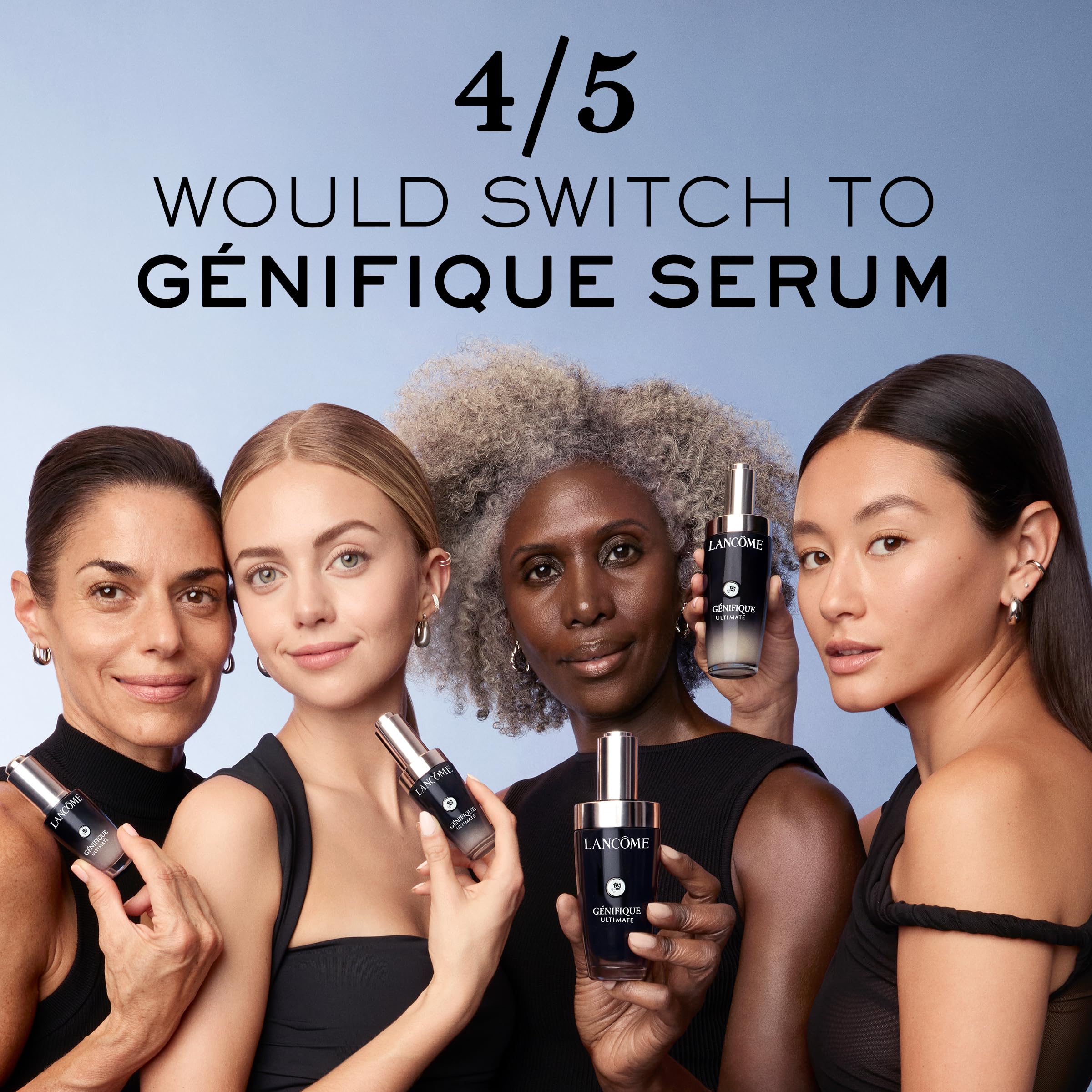 Lancôme Génifique Ultimate Recovery Serum Refillable — Anti-Aging, Hydration & Radiance, 1.69 fl oz