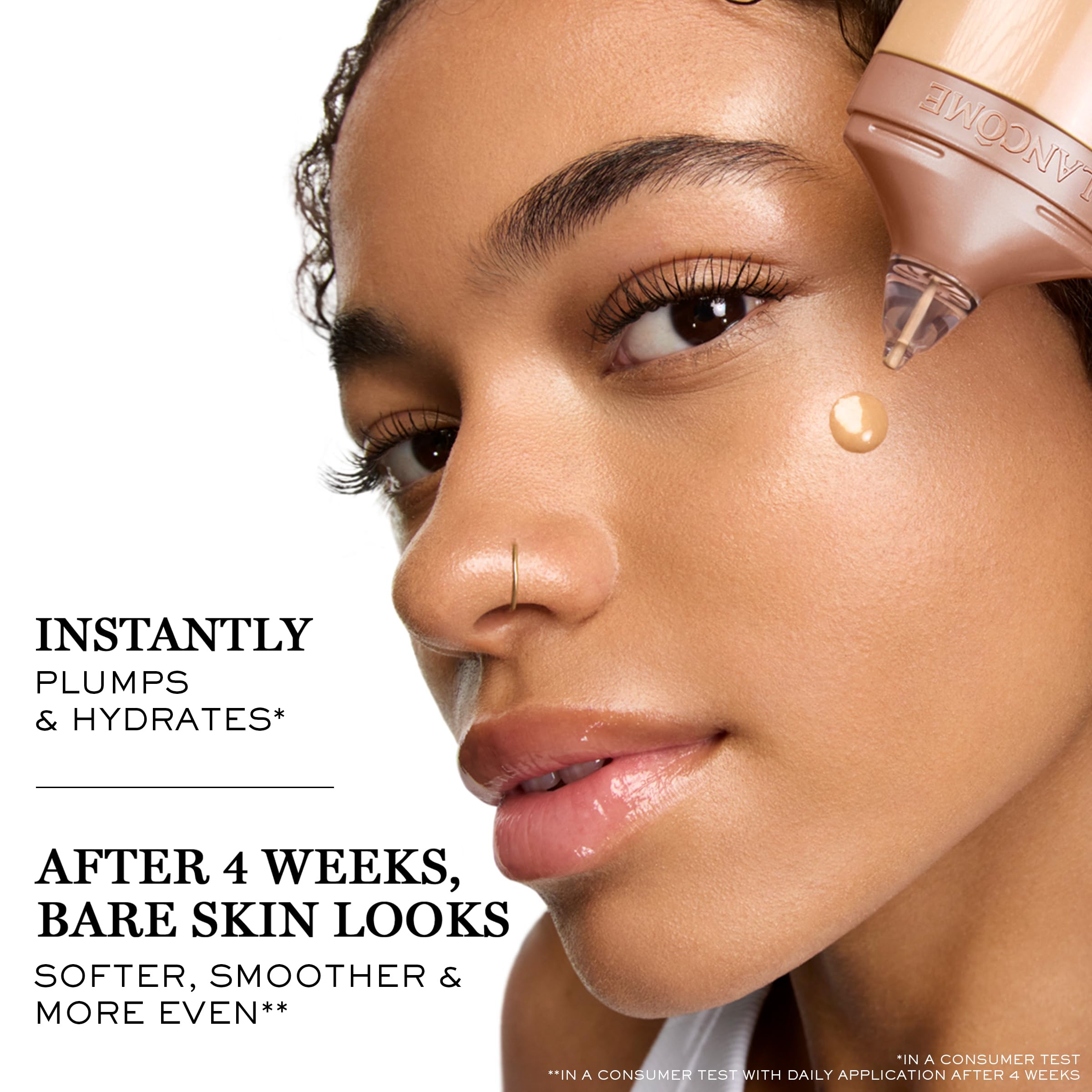 Lancôme Idôle 3 Serum Supertint Skin Tint – Dewy Buildable Coverage with Niacinamide & Hyaluronic Acid | Shade 44N