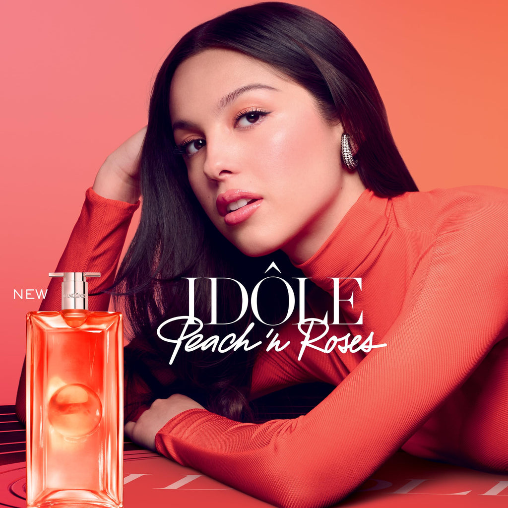 Lancôme Idôle Peach N Roses Eau de Parfum 3.4 fl oz – Juicy Peach, Red Berries & Velvet Rose