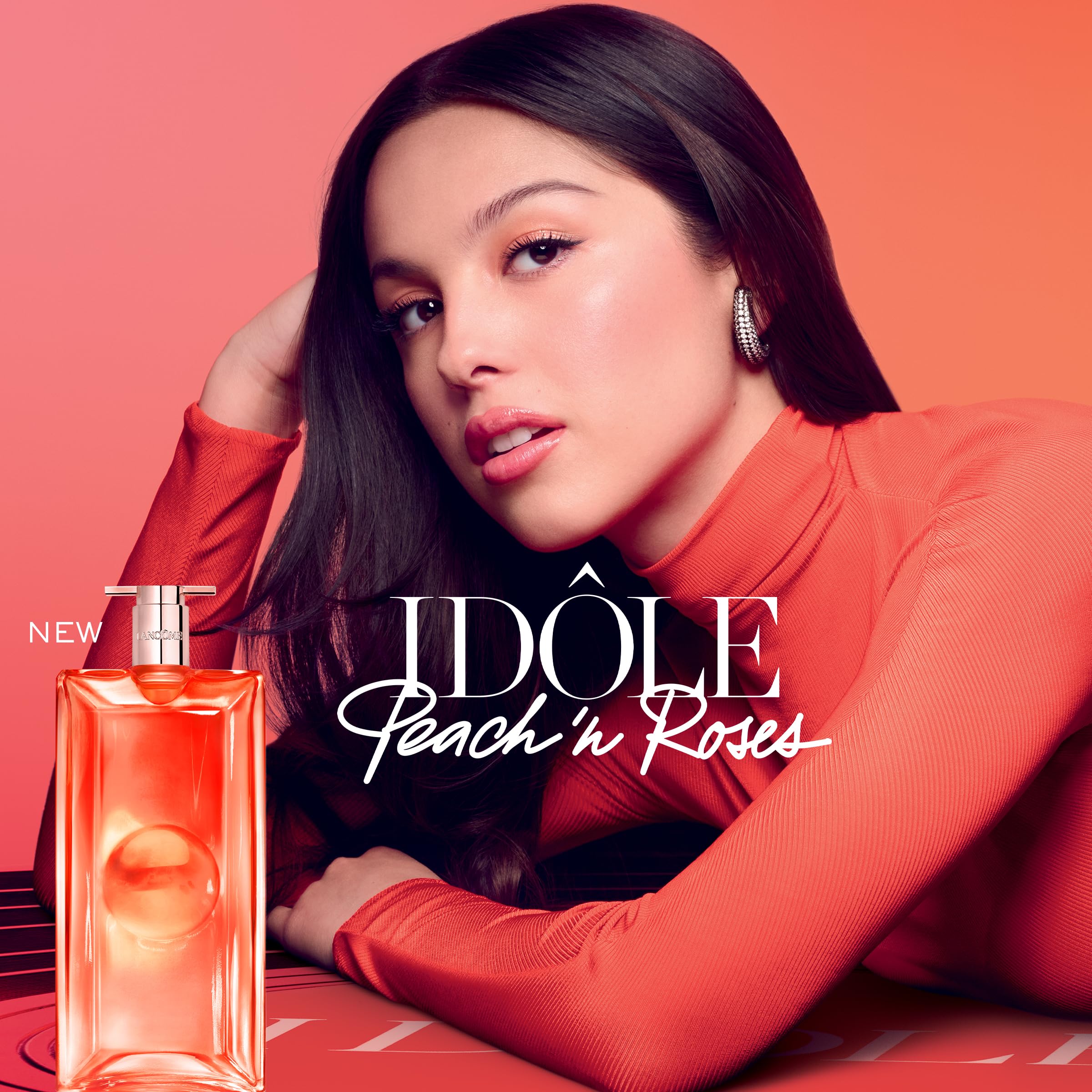 Lancôme Idôle Peach N Roses Eau de Parfum, 1.7 fl oz – Juicy Peach, Red Berries & Velvety Rose