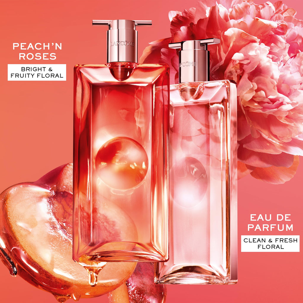 Lancôme Idôle Peach N Roses Eau de Parfum 3.4 fl oz – Juicy Peach, Red Berries & Velvet Rose