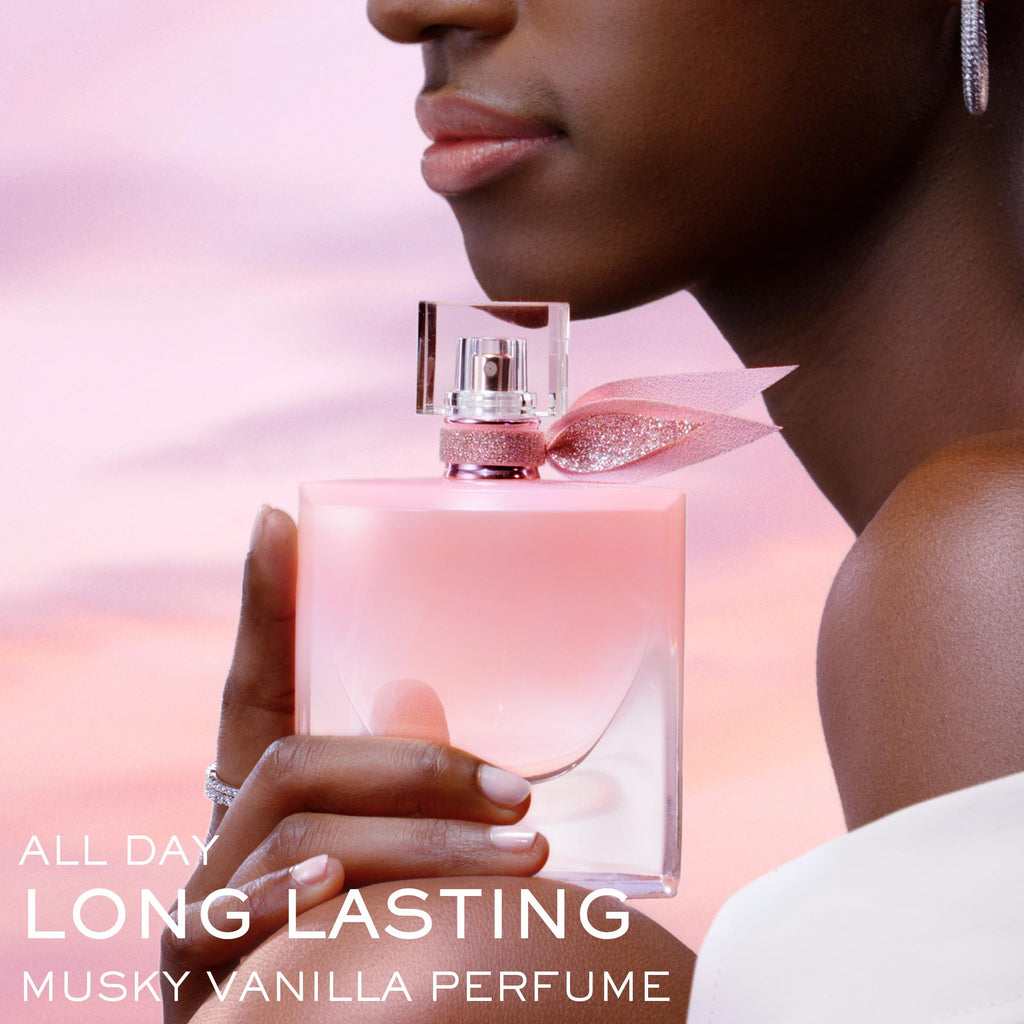 Lancôme La Vie Est Belle La Vie Vanille Nude Eau de Parfum – Floral Gourmand Scent with Solar Jasmine, Vanilla & White Musk | 0.34 Fl Oz