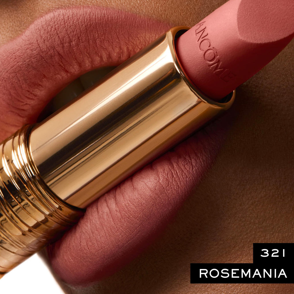Lancôme L'Absolu Rouge Drama Matte Lipstick 206 – Ultra Matte Finish, 8HR Color, Hydration