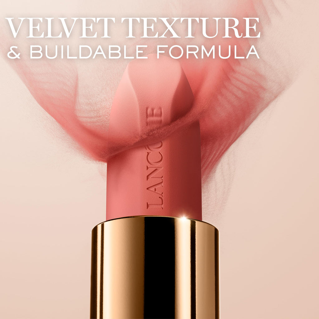 Lancôme L'Absolu Rouge Intimatte Hydrating Matte Lipstick – Buildable Soft Matte Finish | Up to 12h Hydration | 440 Got Me Blushing
