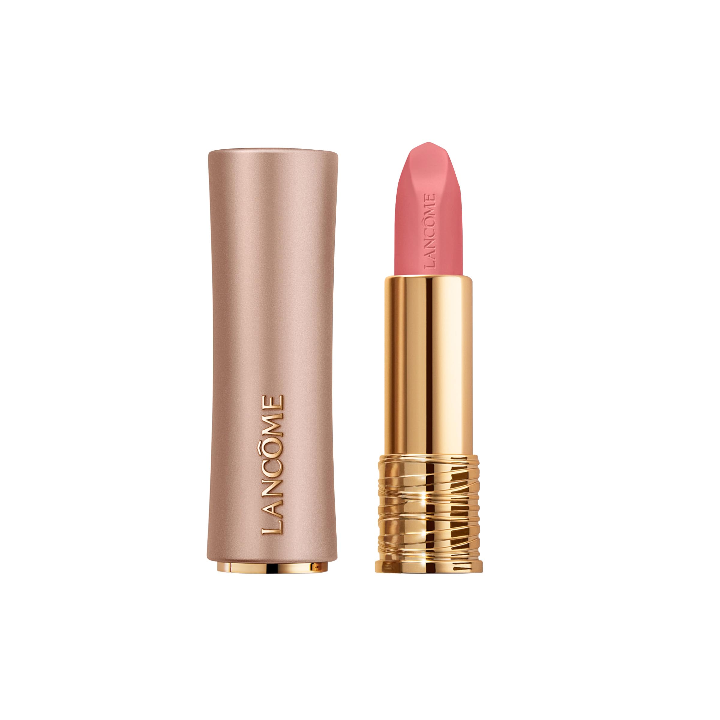 Lancôme L'Absolu Rouge Intimatte Hydrating Matte Lipstick – Buildable Color, Soft Matte Finish, 12H Comfort