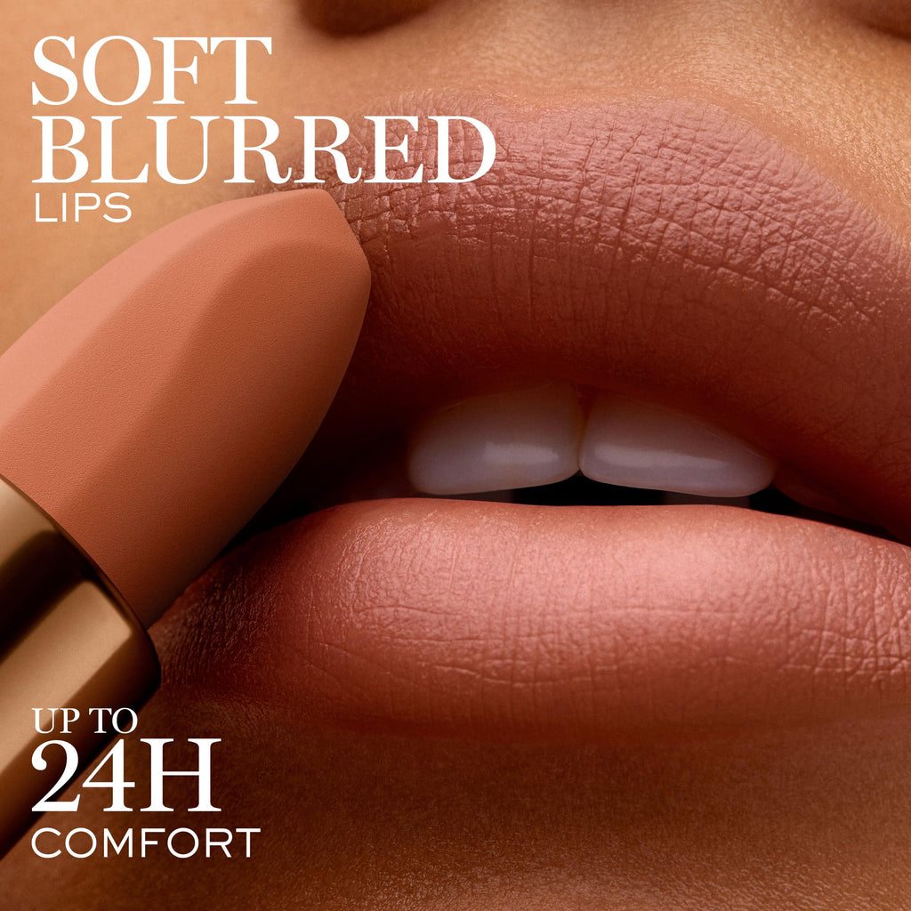Lancôme L'Absolu Rouge Intimatte Hydrating Matte Lipstick – Buildable Soft Matte Finish | Up to 12h Hydration | 440 Got Me Blushing