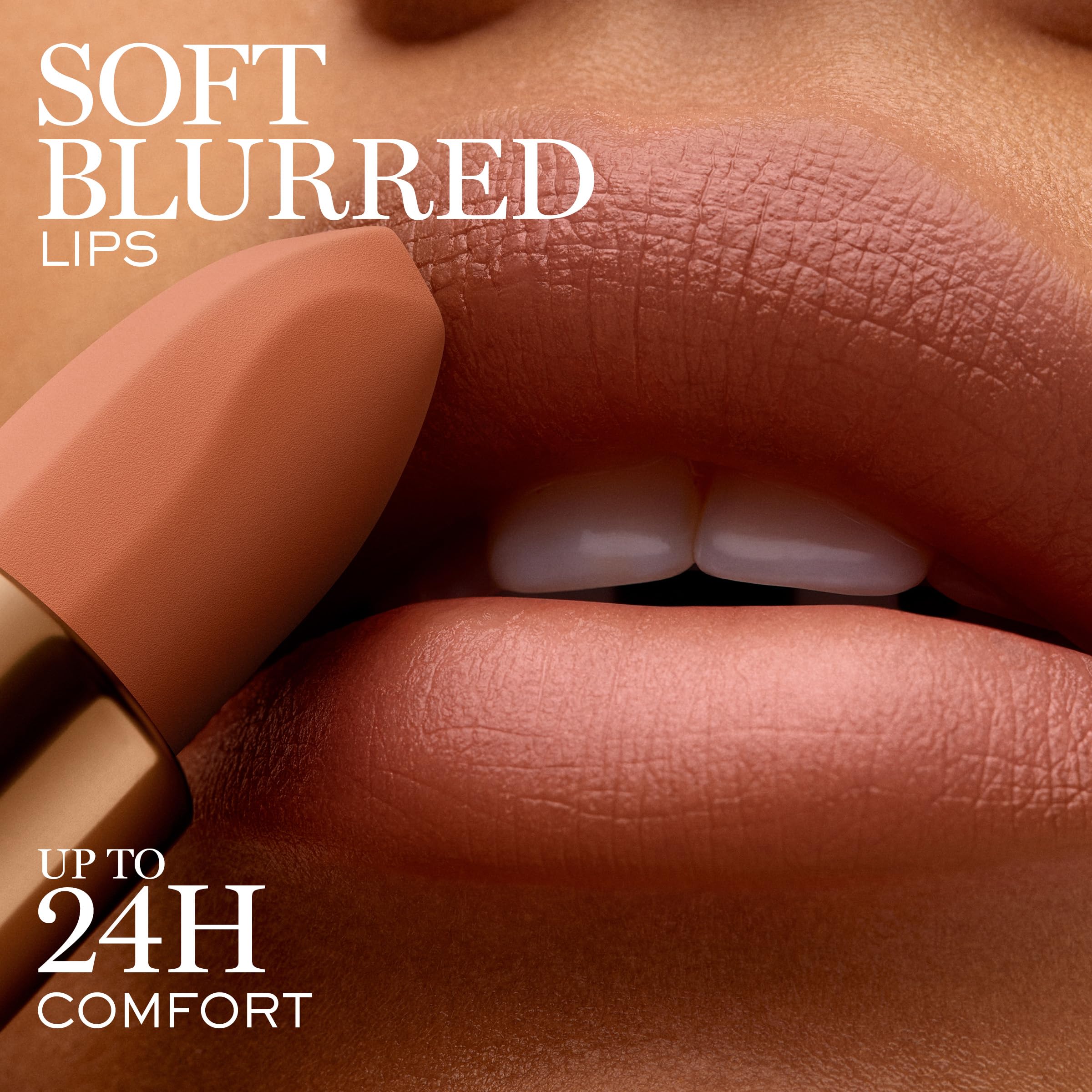 Lancôme L'Absolu Rouge Intimatte Hydrating Matte Lipstick – Buildable Soft Matte Finish | Up to 12h Hydration | 440 Got Me Blushing