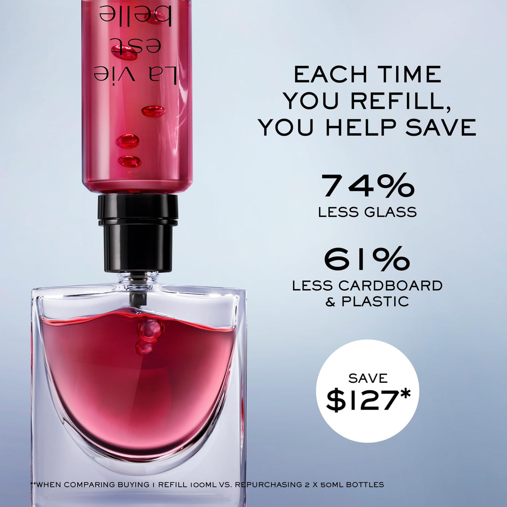 Lancôme La Vie Est Belle L'Elixir EDP – Long-Lasting Floral Fragrance with Raspberry & Cocoa Butter (0.34 oz Travel Size)