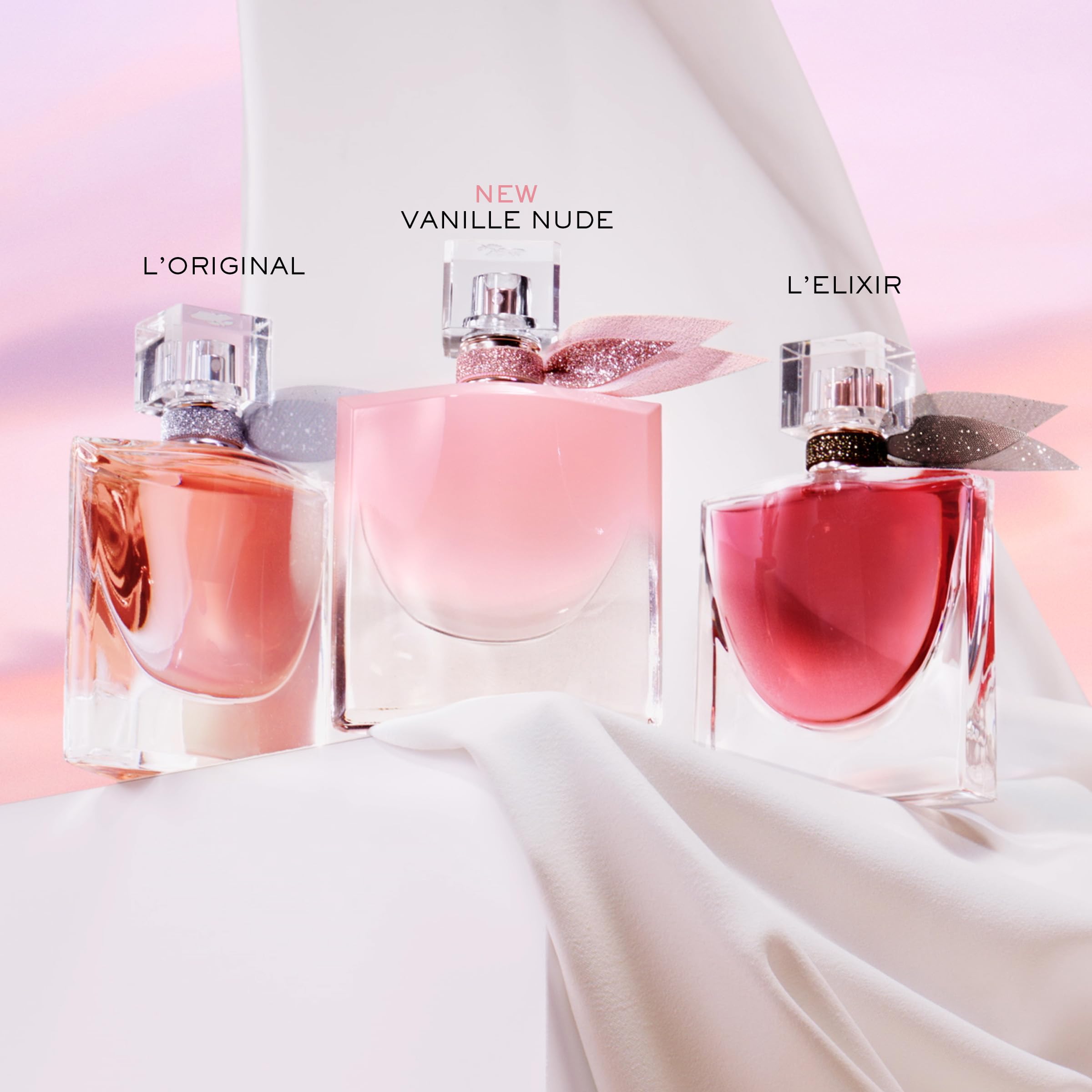 Lancôme La Vie Est Belle La Vie Vanille Nude Eau de Parfum – Floral Gourmand Scent with Solar Jasmine, Vanilla & White Musk | 0.34 Fl Oz