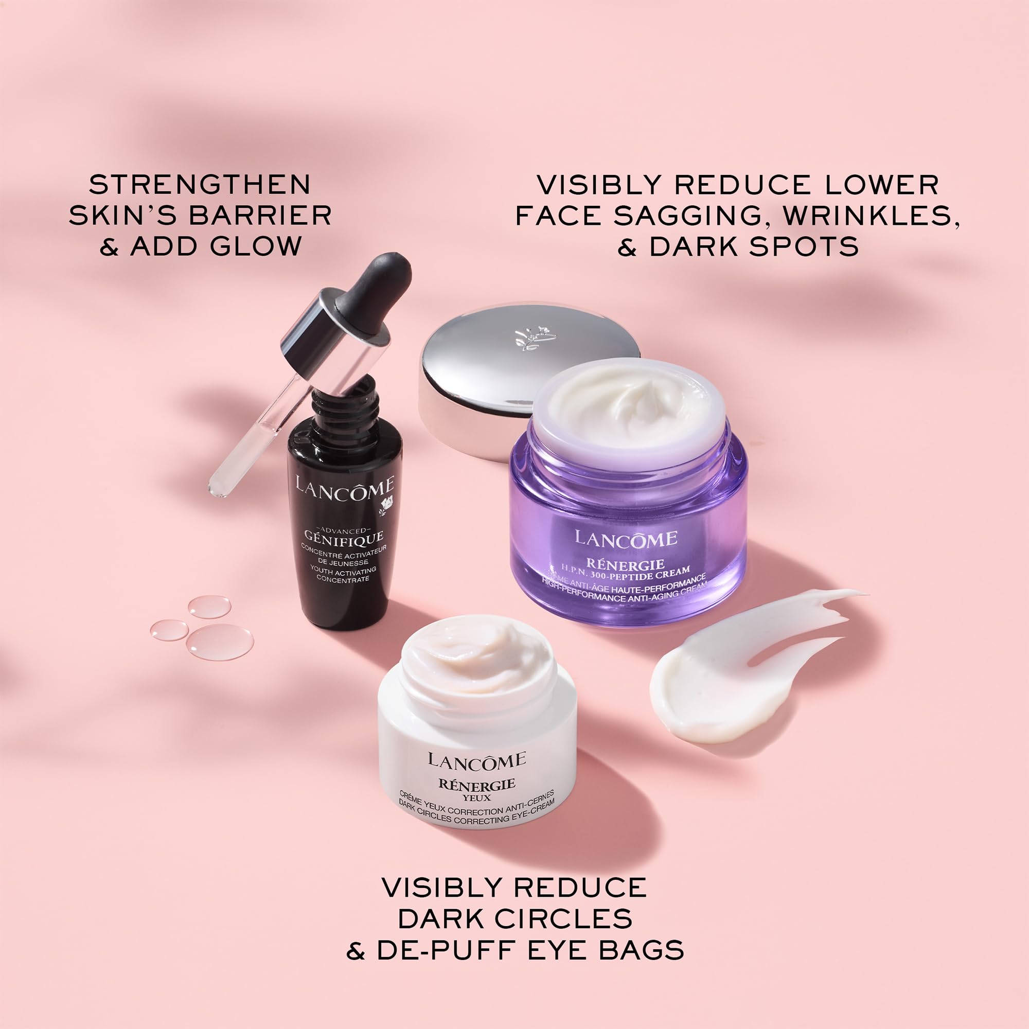 Lancôme Bestsellers Mini Trial Size Discovery Set – Génifique, Rénergie & Définicils | Amazon Exclusive