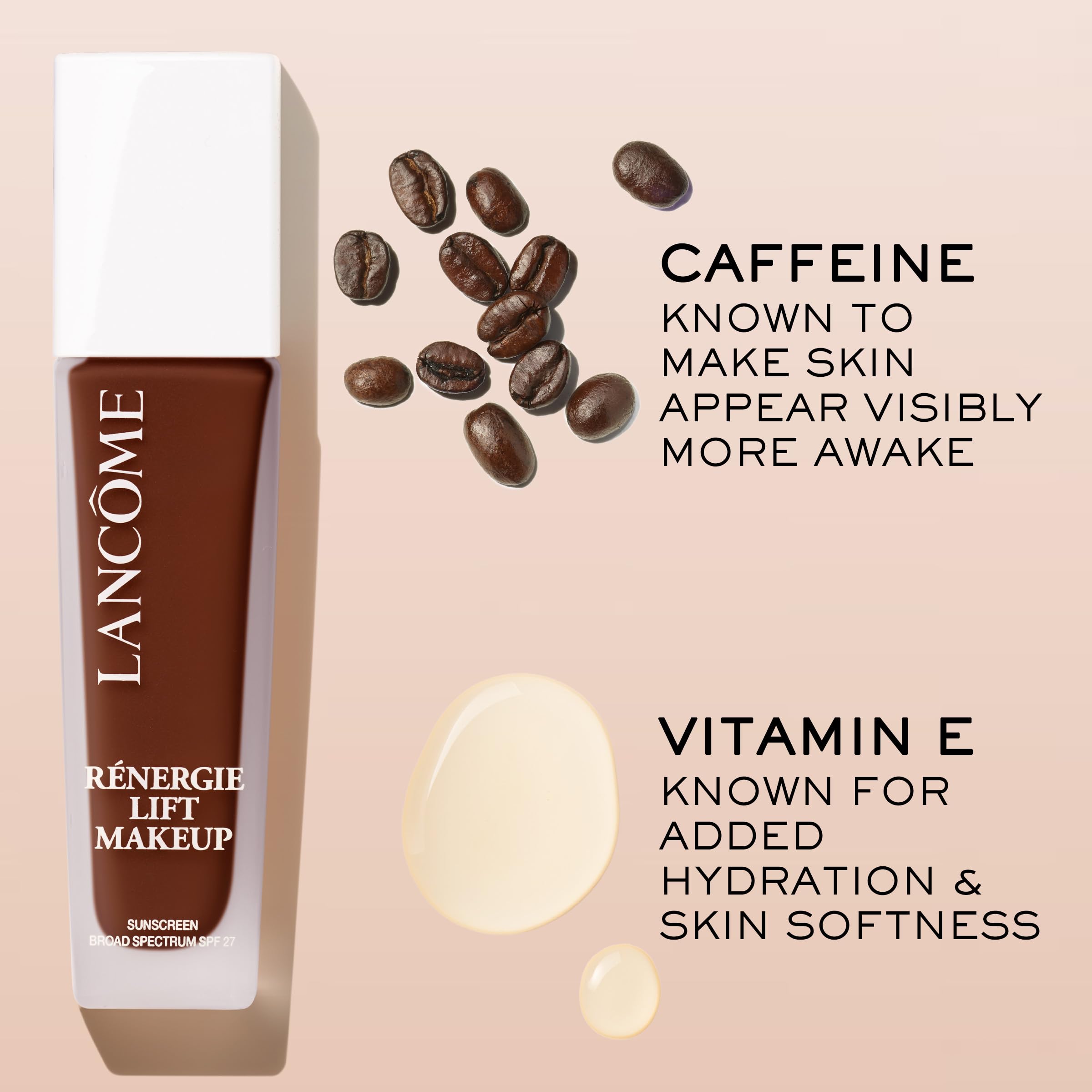Lancôme Renergie Lift Makeup Foundation – Lightweight Hydration, SPF27, Medium to Full Coverage