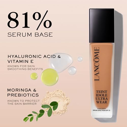 Lancôme Teint Idole Ultra Wear Natural Matte Foundation – Longwear, Medium-Full Coverage, 335W