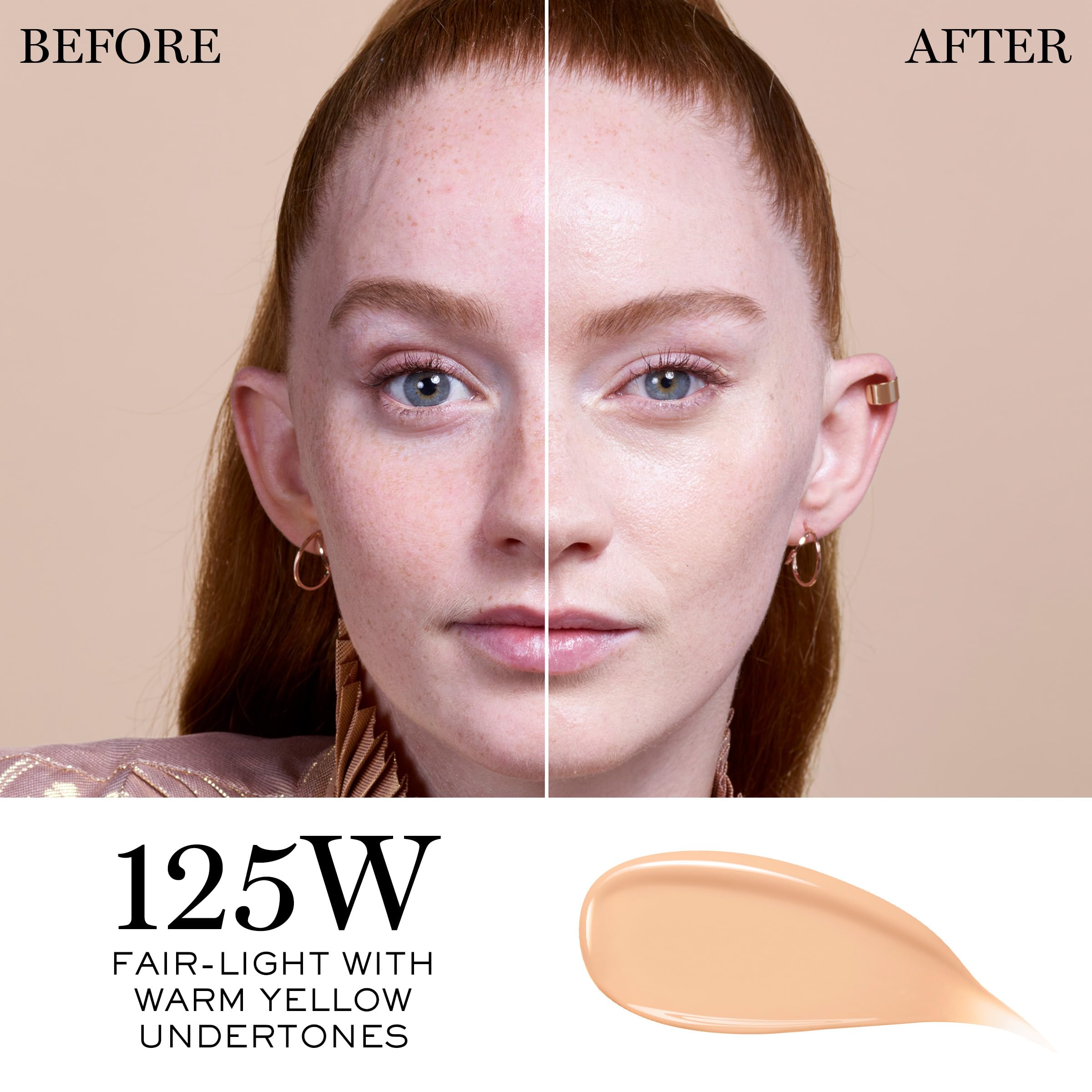 Lancôme Teint Idole Ultra Wear Care & Glow Foundation SPF 27 – Hydrating Medium Buildable Coverage & Glow Finish (125W)