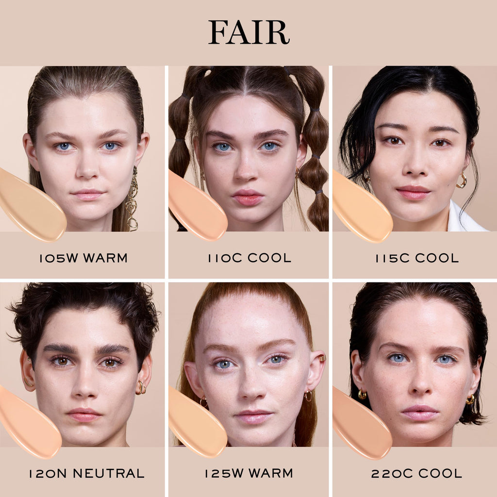 Lancôme Teint Idole Ultra Wear Care & Glow Foundation SPF 27 – Hydrating, Buildable Coverage (Shade 220C)