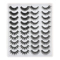 LANFLOWER False Eyelashes 20 Pairs – 4 Styles Fluffy, Long, Dramatic