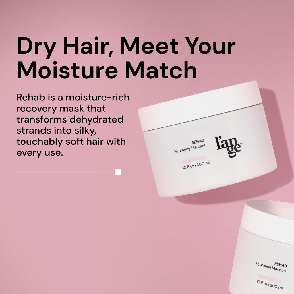 L'ANGE HAIR Rehab Hydrating Masque | Keratin-Infused Deep Conditioning for All Hair Types