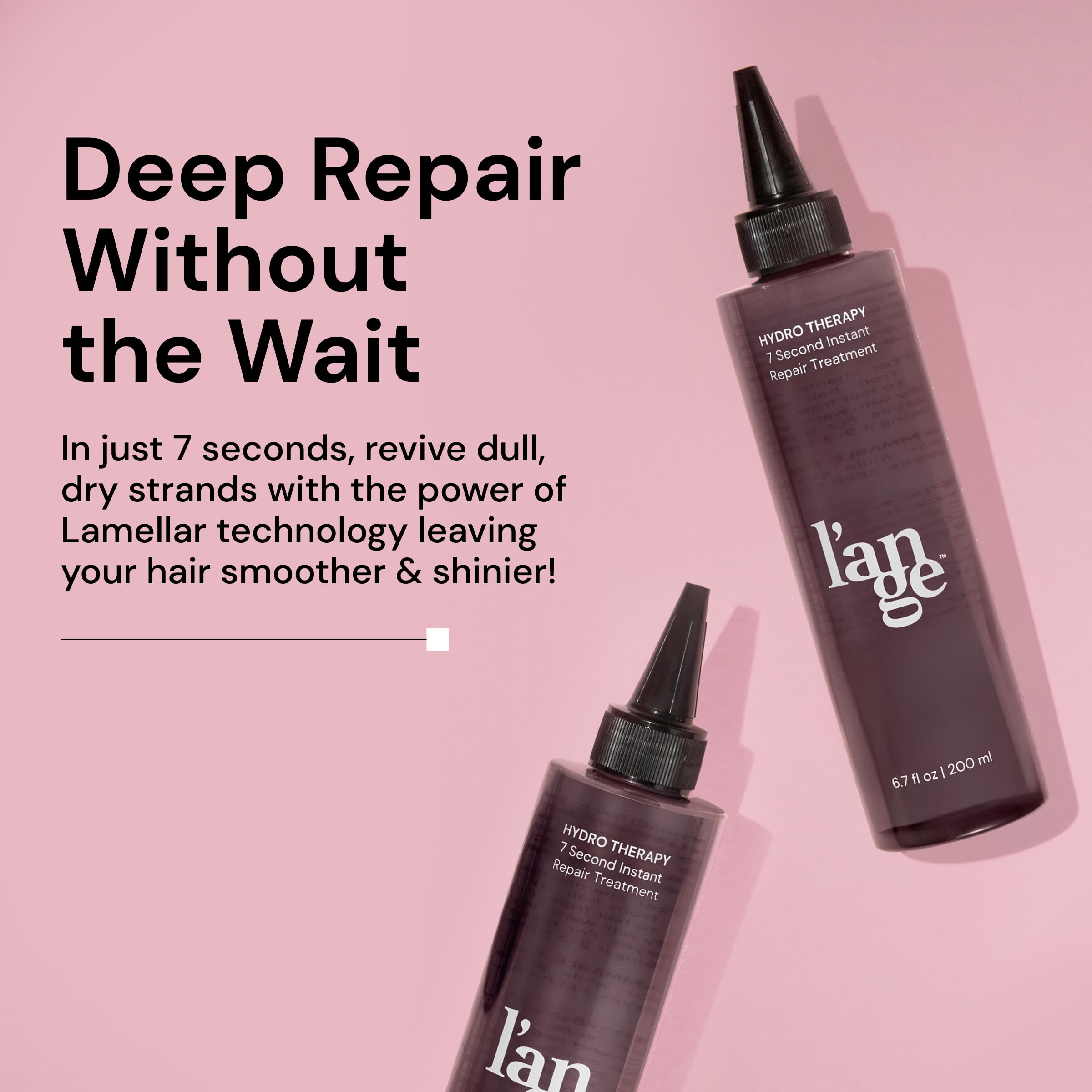 Hydro Therapy 7-Second Instant Repair | L'ANGE HAIR Lamellar Hydration, Detangler & Shine