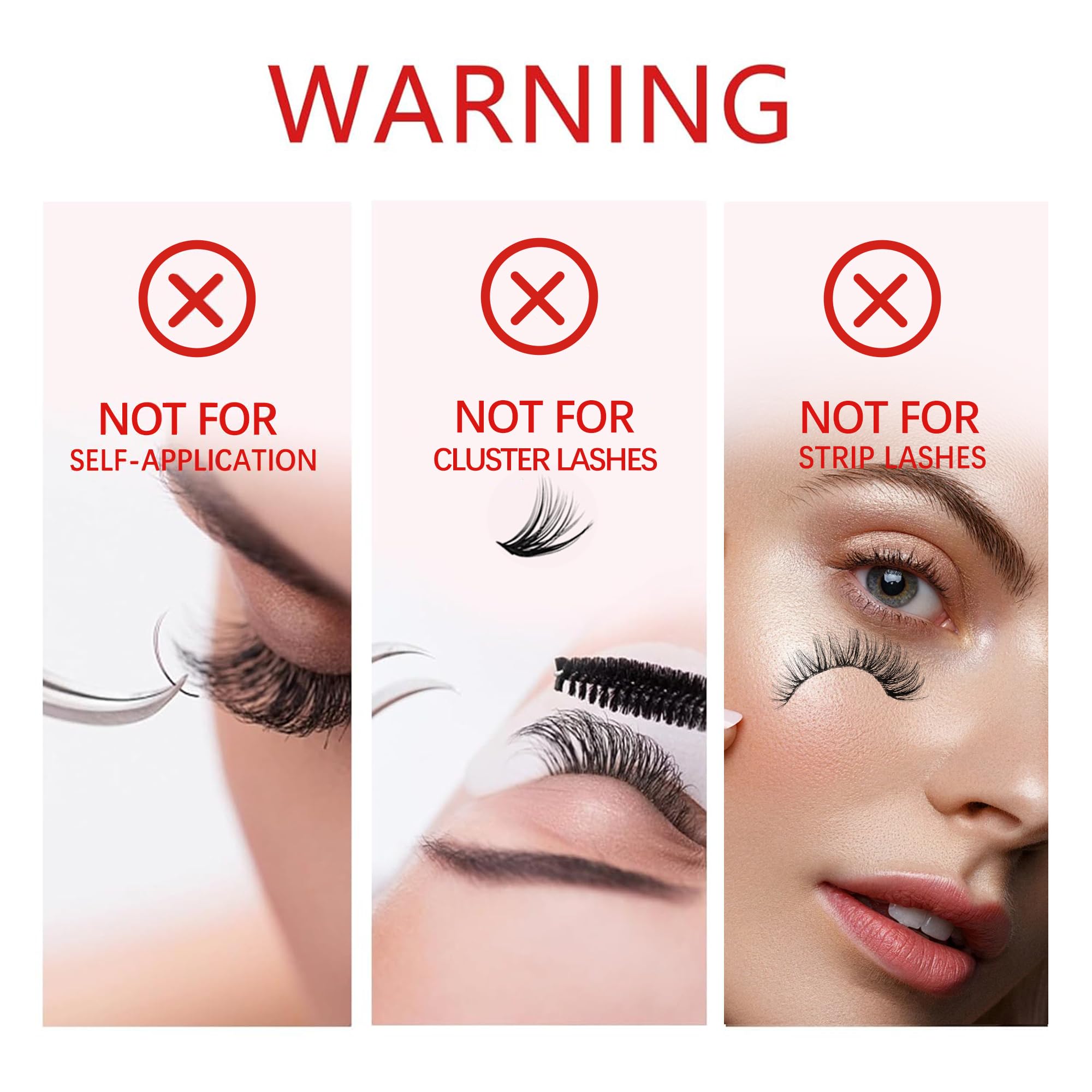 LANKIZ Strong Lash Extension Glue — 1 Sec Fast Dry, 6-8 Weeks Retention, 10ml, Low Fume