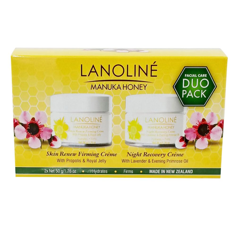 Lanoline Manuka Honey Skin Renew Firming Cream & Night Recovery Cream – 2-Piece Set