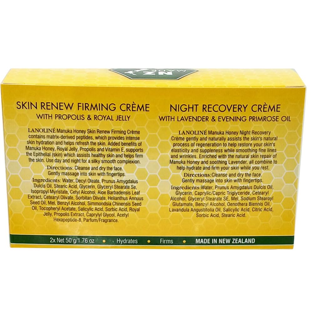 Lanoline Manuka Honey Skin Renew Firming Cream & Night Recovery Cream – 2-Piece Set