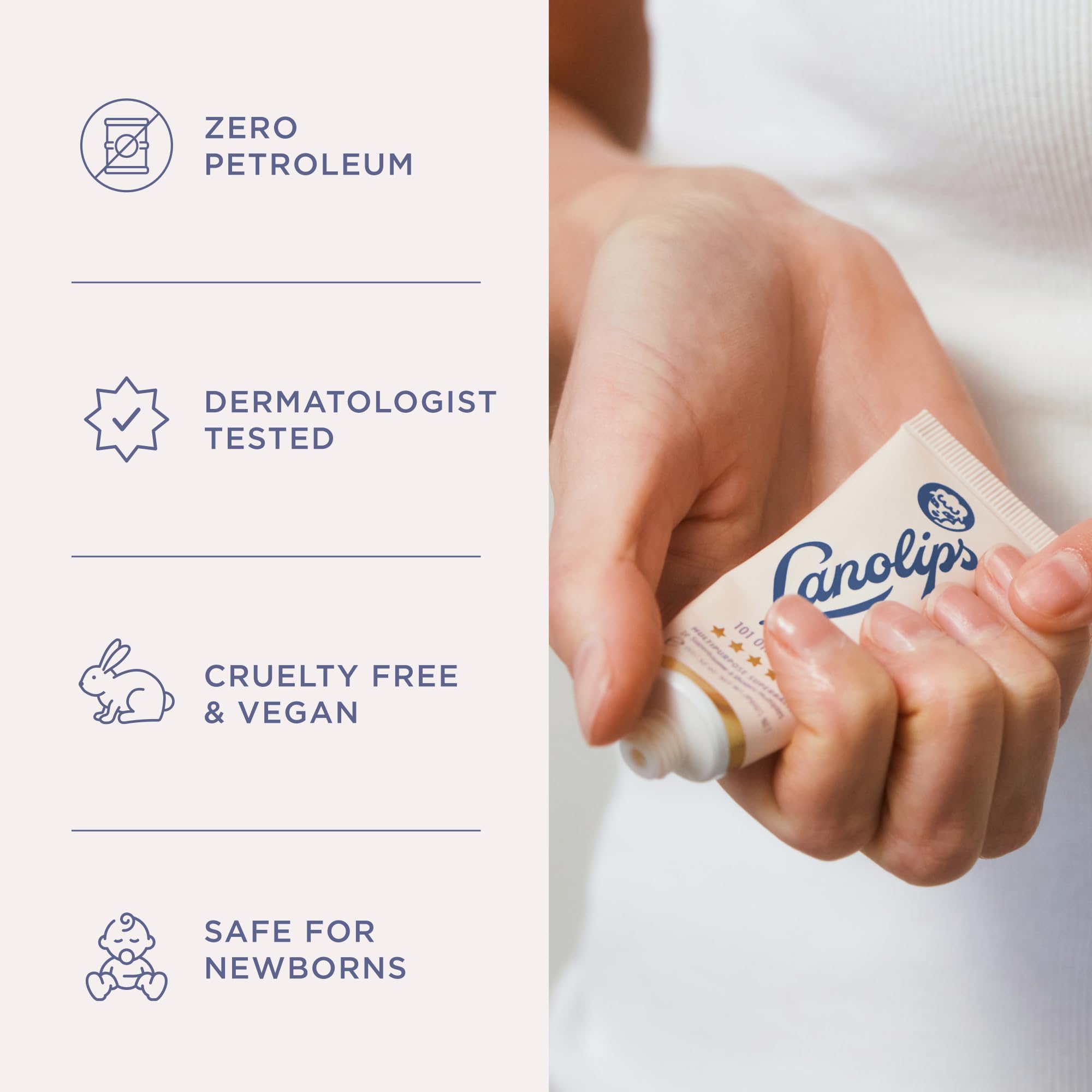 Lanolips 101 Ointment Multi-Balm Duo, Original Superbalm – Pure Lanolin Lip & Skin Care (2-Pack, 0.52 oz each)