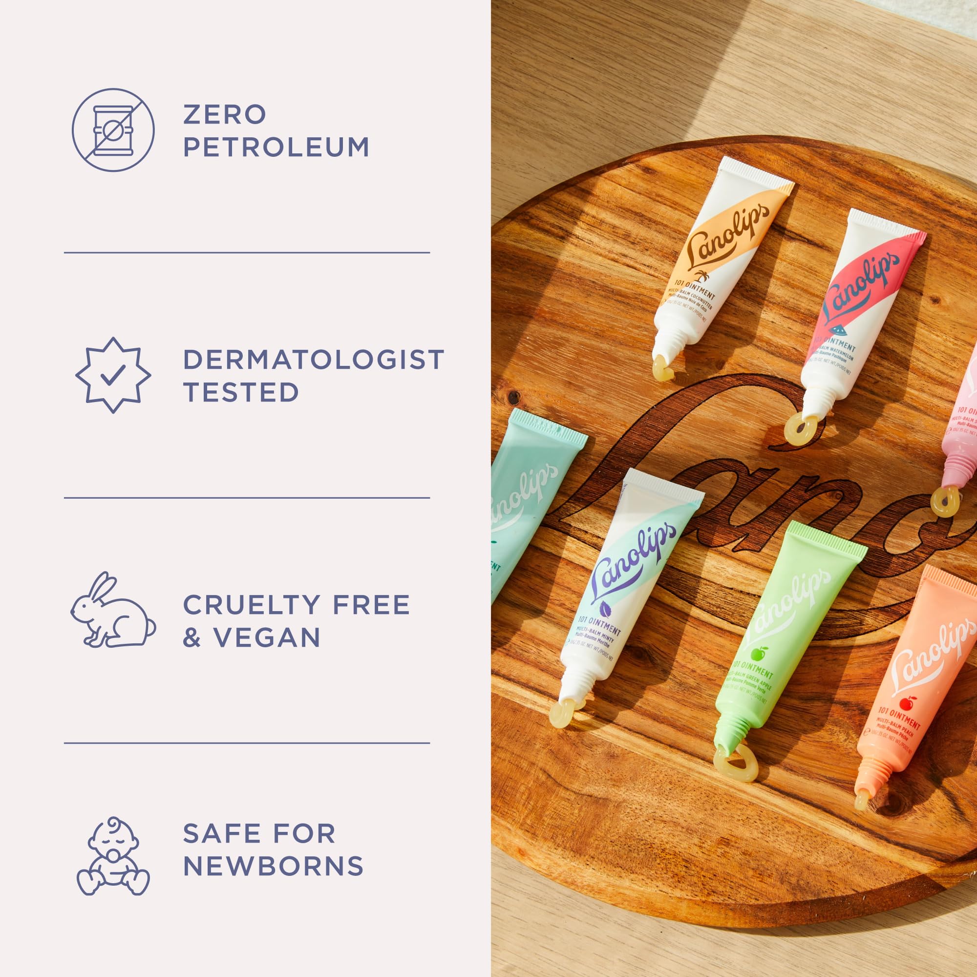 Lanolips 101 Ointment Strawberry Lip Balm 0.52 oz – Hydration for Lips & More