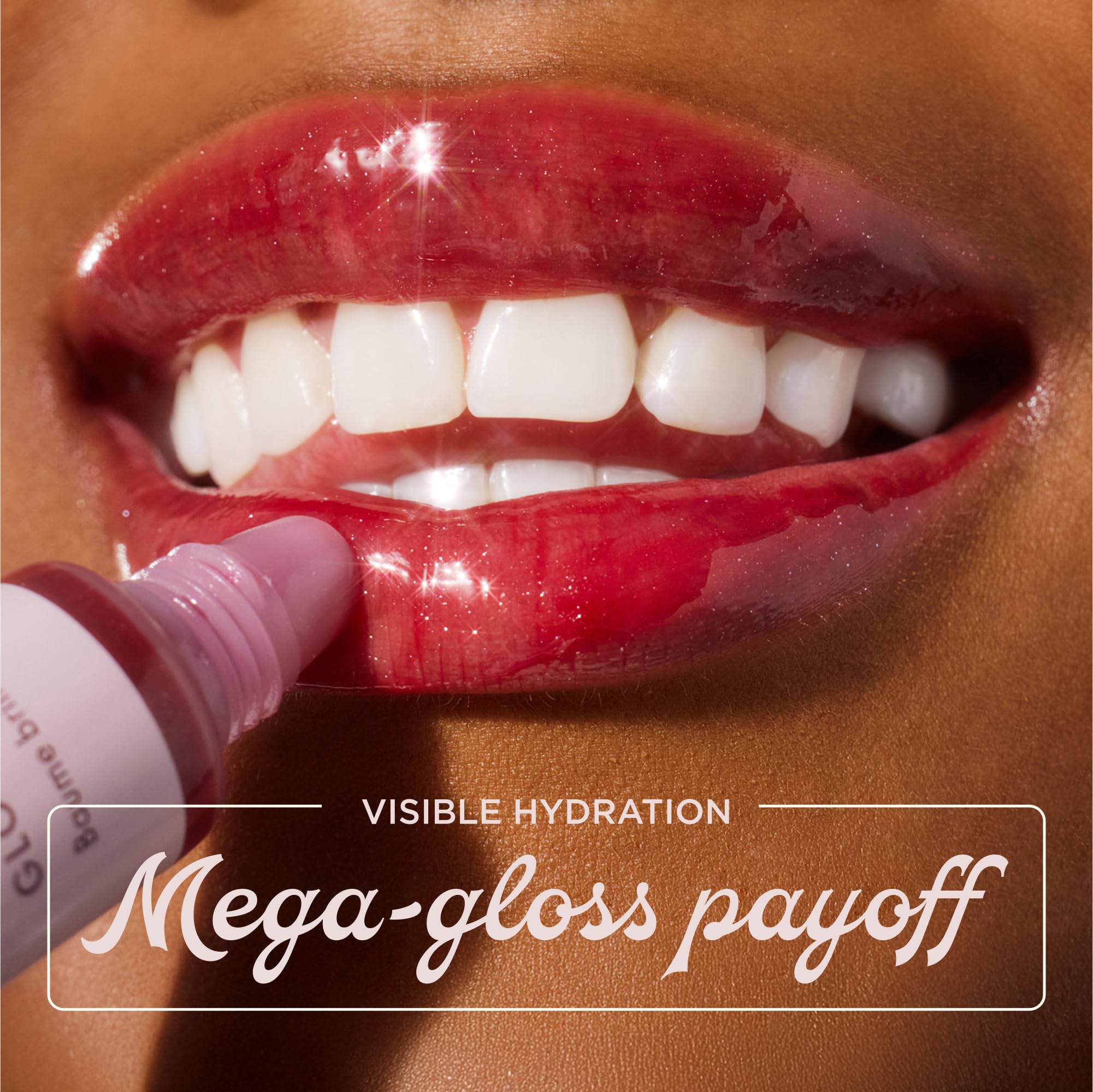 Lanolips Glossybalm Berry – Ultra Hydrating Tinted Lip Gloss with Lanolin, Vitamin E & Shimmer