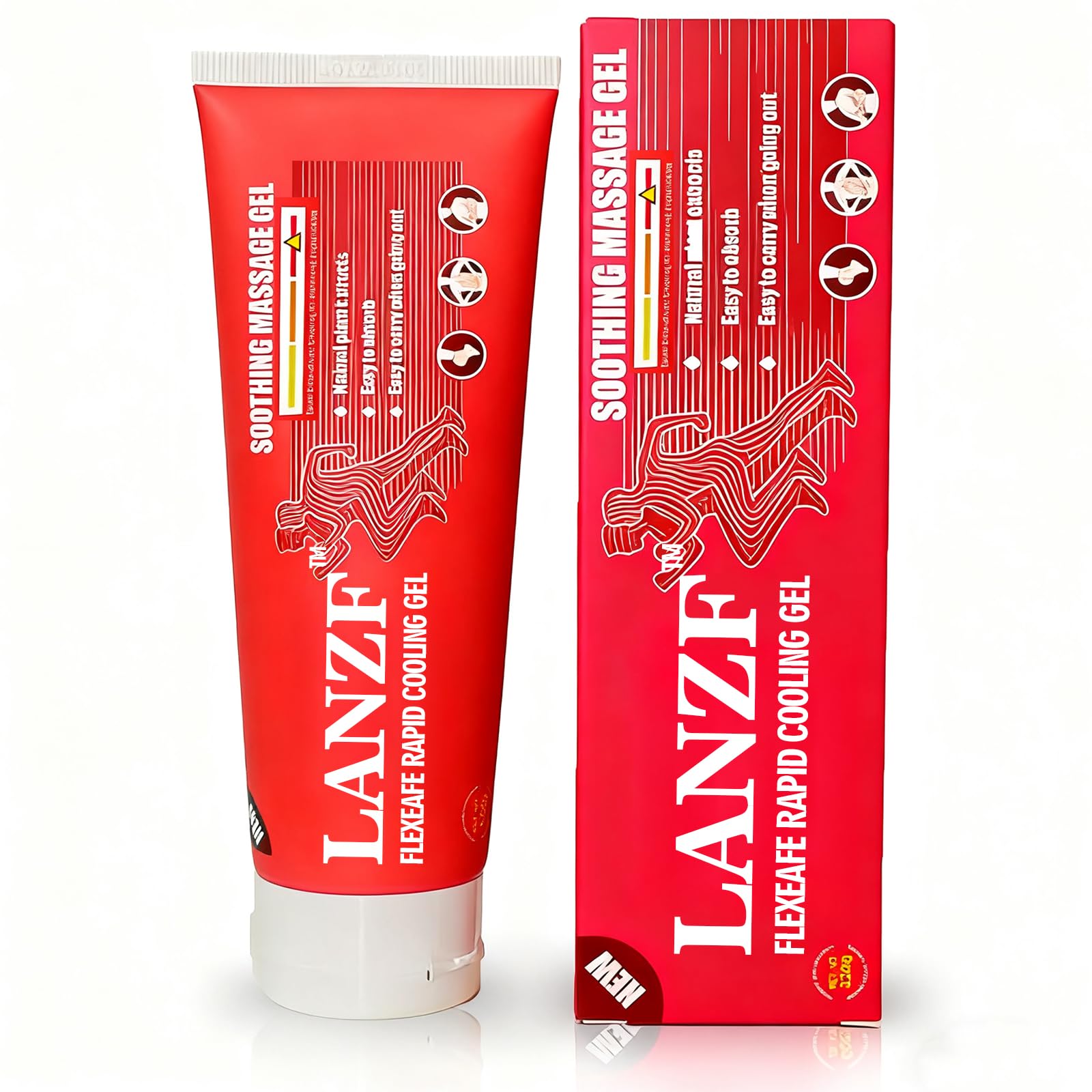 LANZF Joint Gel – Soothing Massage Gel for Joints (Knee, Lumbar, Neck, Hands & Feet) 4.23 oz