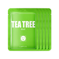 LAPCOS Tea Tree Sheet Mask | Daily Soothing Face Mask (5-Pack)