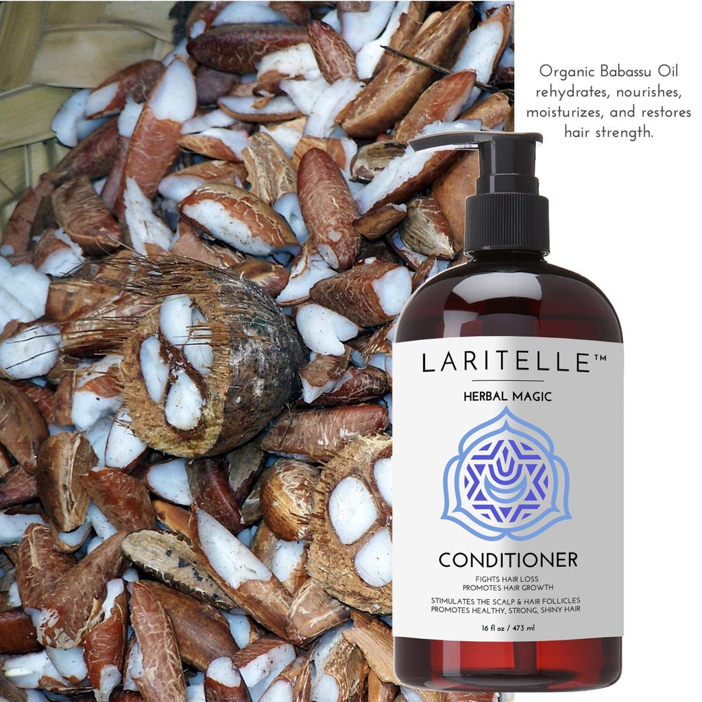 Laritelle Organic Conditioner 16 oz – Anti-Breakage & Hair Health (Rosemary & Saw Palmetto)