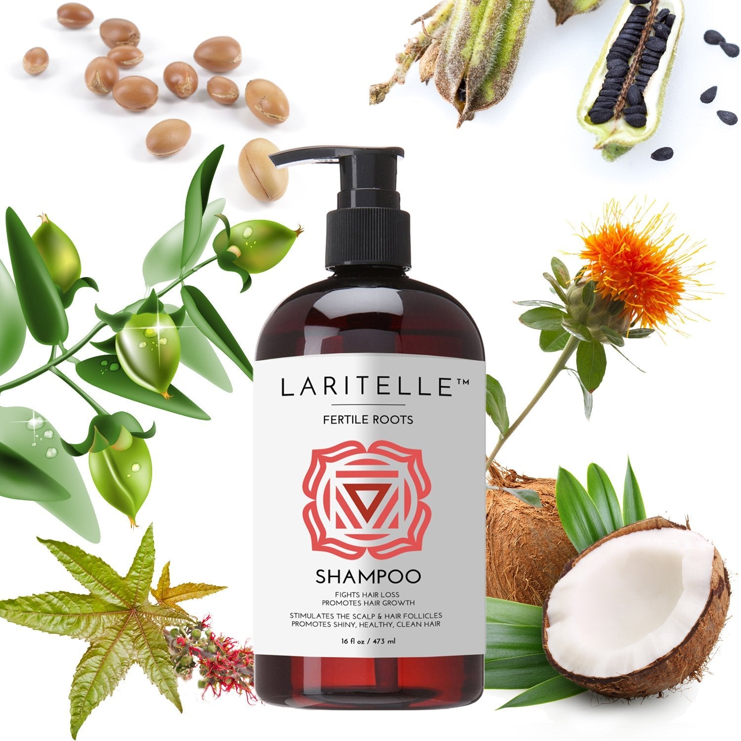 Laritelle Organic Shampoo Fertile Roots – Strengthen, Nourish & Promote Healthy Growth