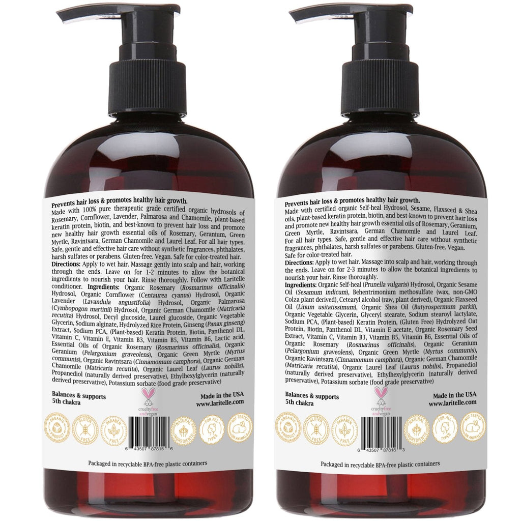 Laritelle Organic Hair Loss Treatment Silk Velvet | Scalp Care & Hair Vitality