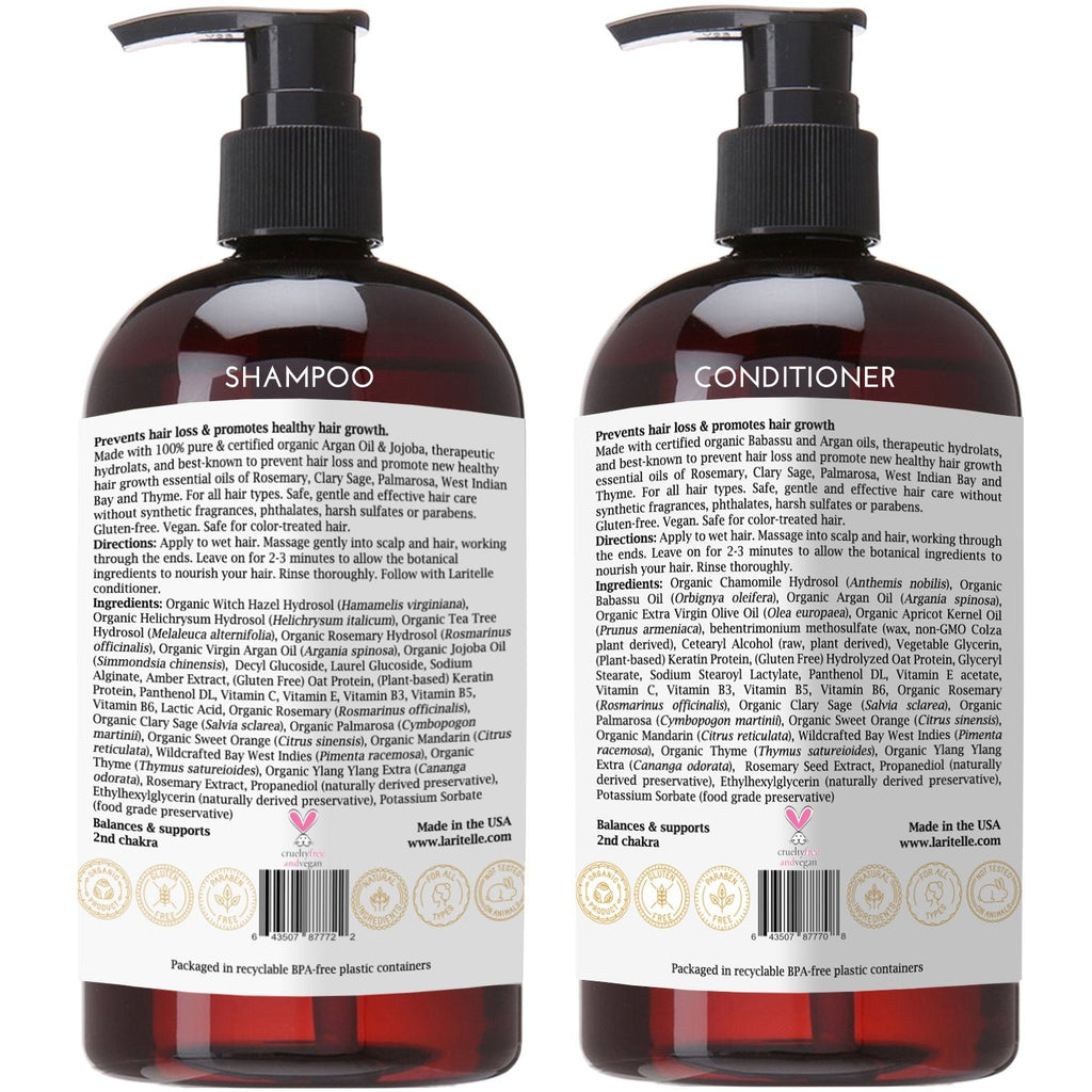 Laritelle Organic Hair Growth Set Sensual Bliss | Pure Organic Haircare