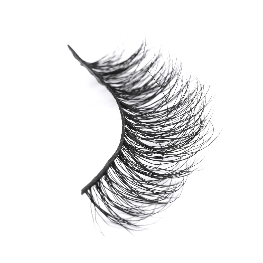 LASGOOS Luxurious 100% Mink Lashes 3D Eyelashes 12-16mm – Handmade, Cruelty-Free, 5 Pairs (A12)