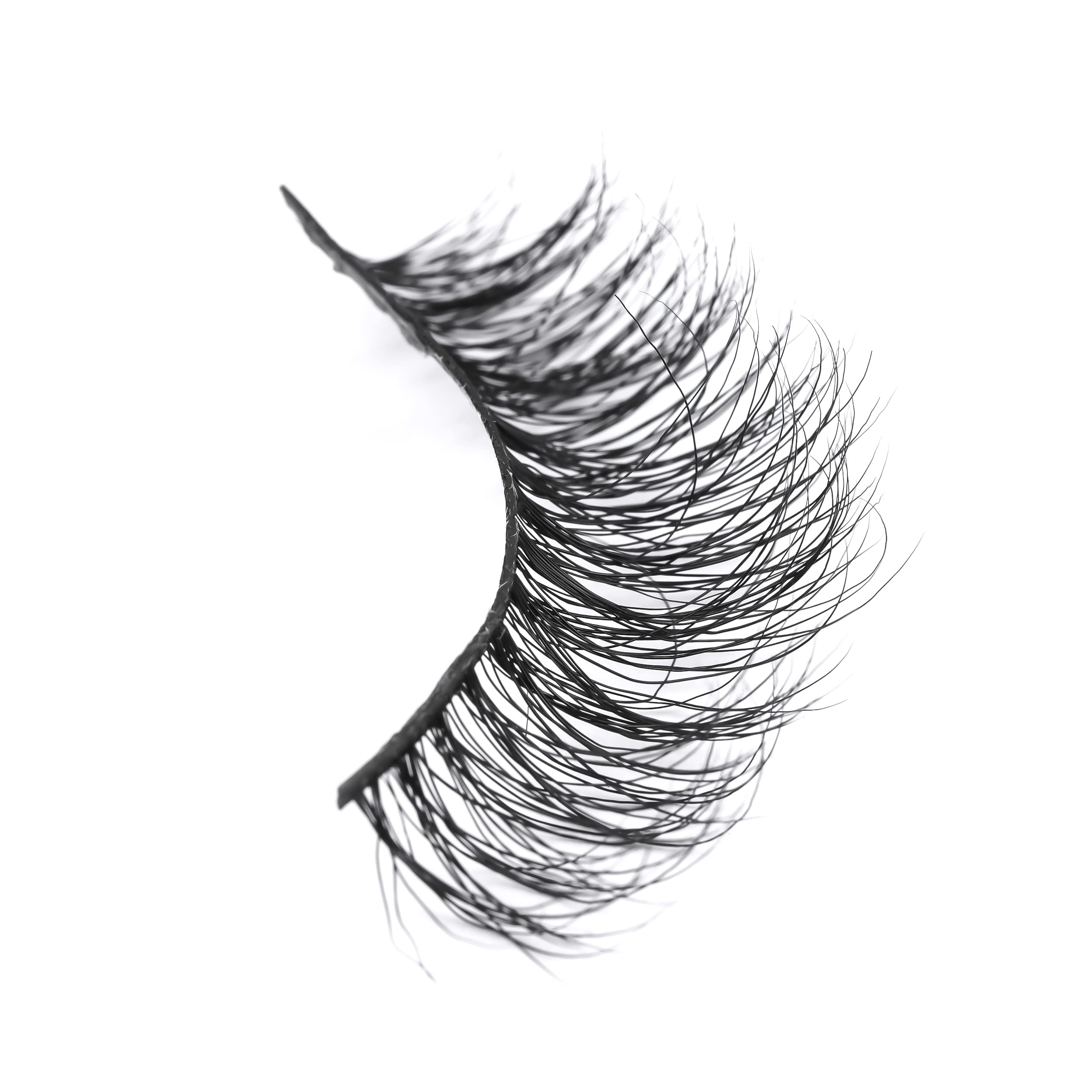 LASGOOS Luxurious 100% Mink Lashes 3D Eyelashes 12-16mm – Handmade, Cruelty-Free, 5 Pairs (A12)