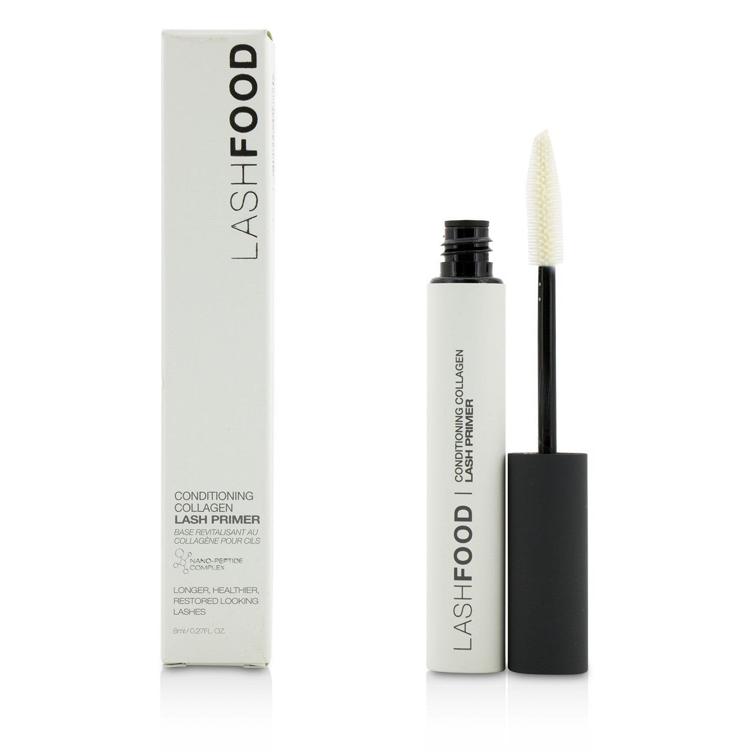 LashFood Conditioning Collagen Fiber Primer – Lash Extender & Volume Boost, 0.27 oz