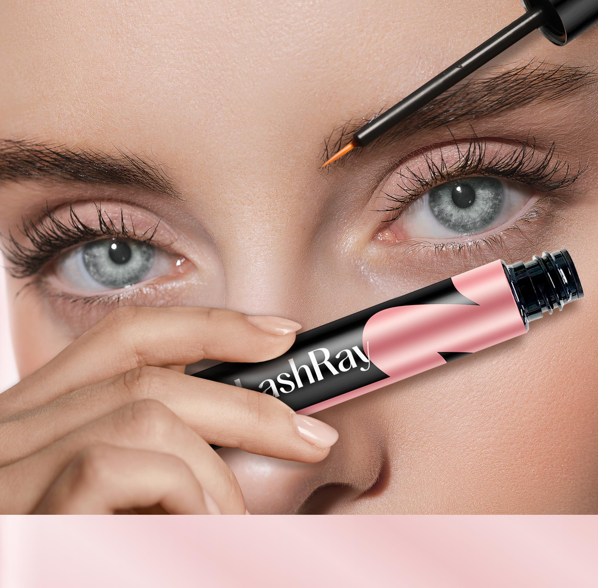 LashRay Eye Lash Enhancing Serum – Grow Longer, Thicker Eyelashes, 0.1 oz